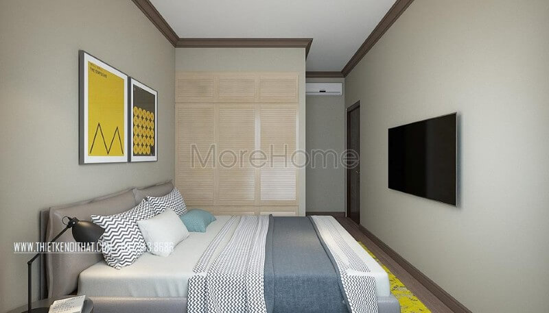 Giường ngủ chung cư hiện đại Giường ngủ chung cư hiện đại