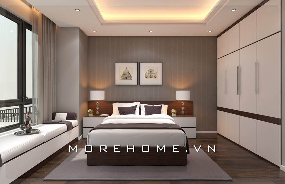 Giường ngủ chung cư hiện đại Giường ngủ chung cư hiện đại